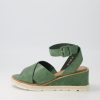 Shoes MOLLINI | Naeva Forest Leather Espadrilles