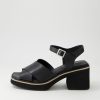 Shoes DJANGO & JULIETTE | Jemi Black Leather Sandals