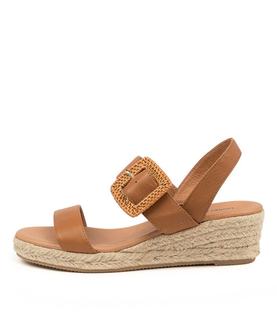 Shoes DJANGO & JULIETTE | Samiya Dk Tan Leather