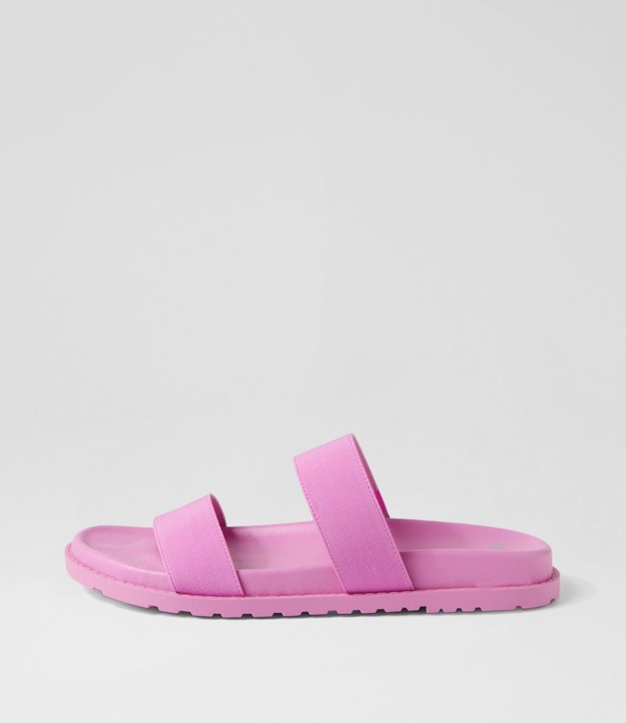 Shoes MOLLINI | Bounse Violet Elastic Leather Slides