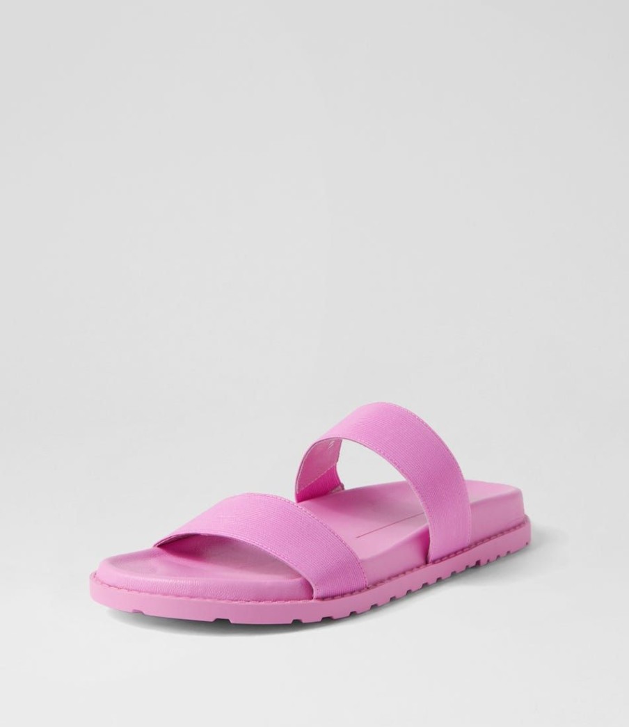 Shoes MOLLINI | Bounse Violet Elastic Leather Slides