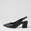 Shoes DJANGO & JULIETTE | Malia Black Leather Heels