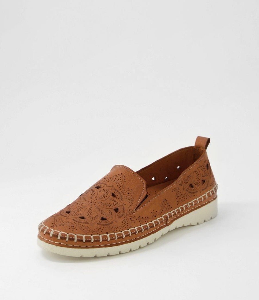 Shoes DIANA FERRARI | Moala Tan Leather Loafers