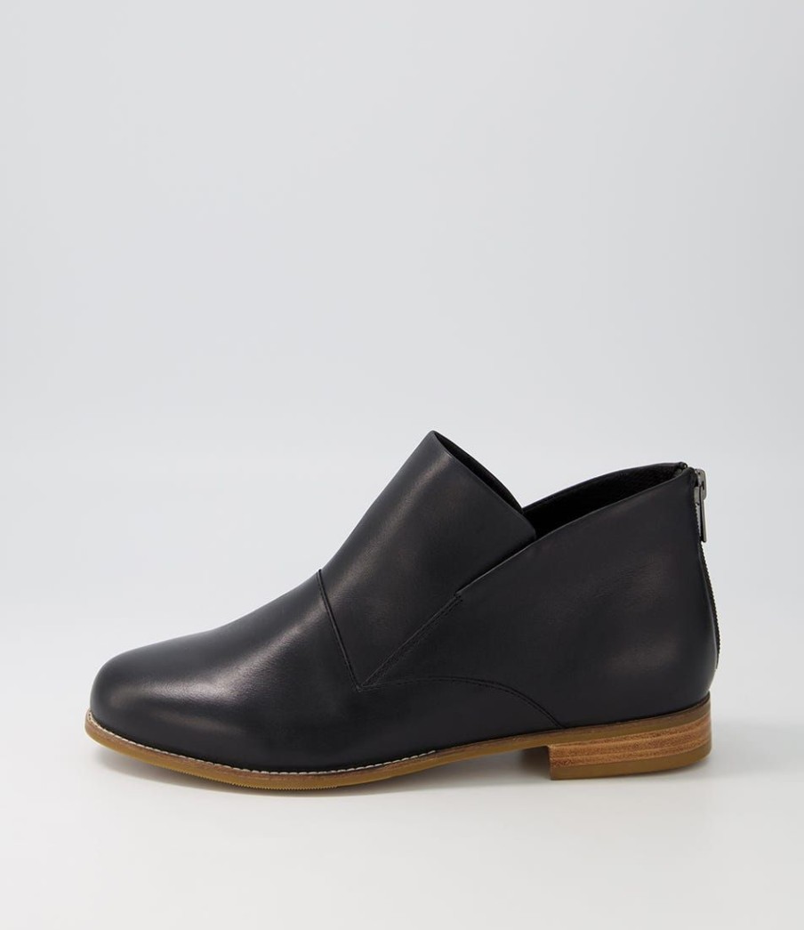 Shoes ZIERA | Thiem Xf Black Leather Ankle Boots