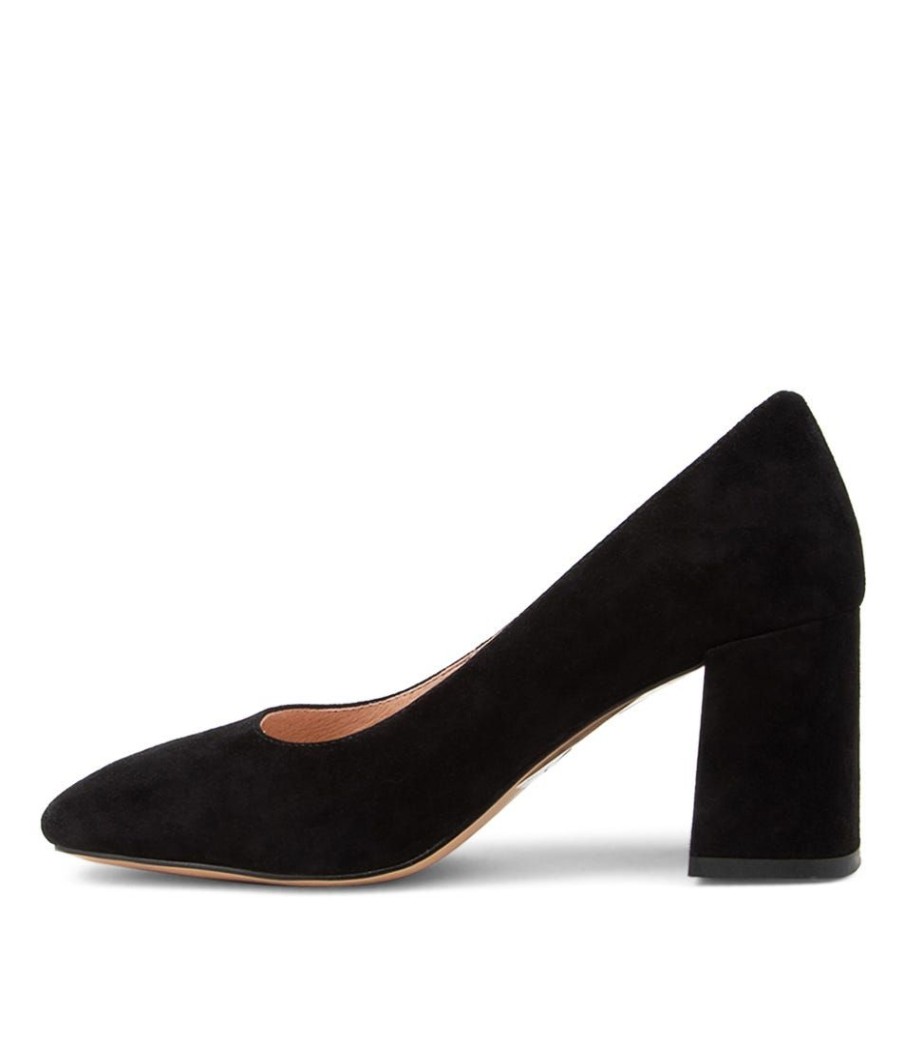 Shoes MOLLINI | Ted Black Suede Pump Heels