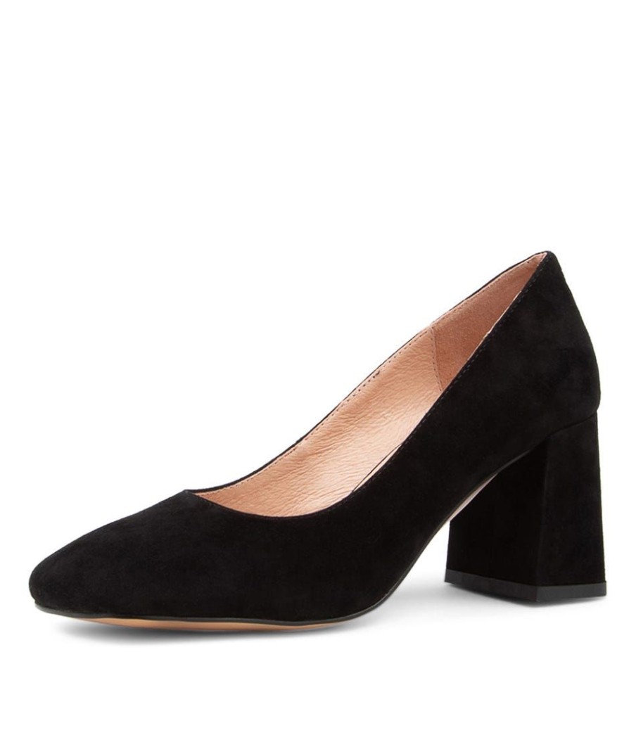 Shoes MOLLINI | Ted Black Suede Pump Heels