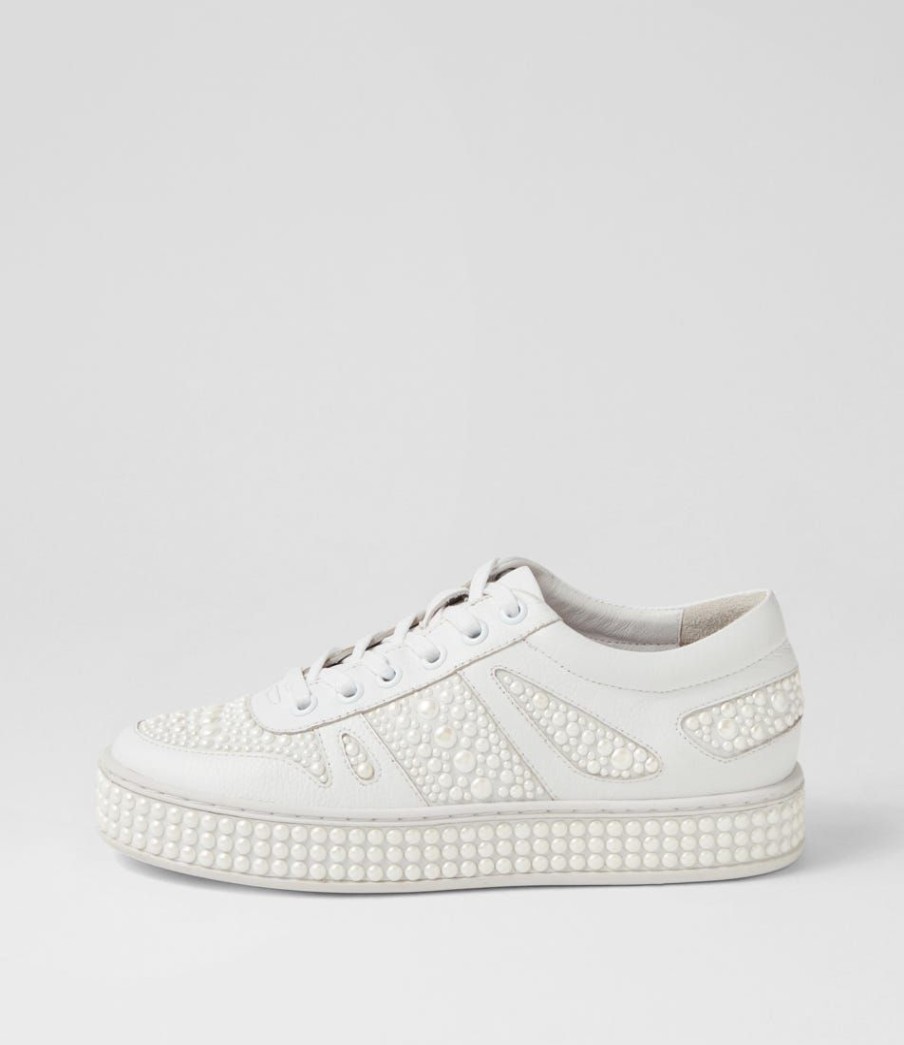 Shoes TOP END | Quara White Multi Sneakers