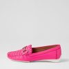 Shoes DJANGO & JULIETTE | Lille Hot Pink Leather Loafers