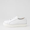 Shoes DJANGO & JULIETTE | Fletary White Leather Sneakers