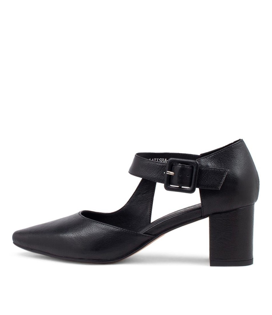 Shoes DIANA FERRARI | Latisha Black Leather Heels