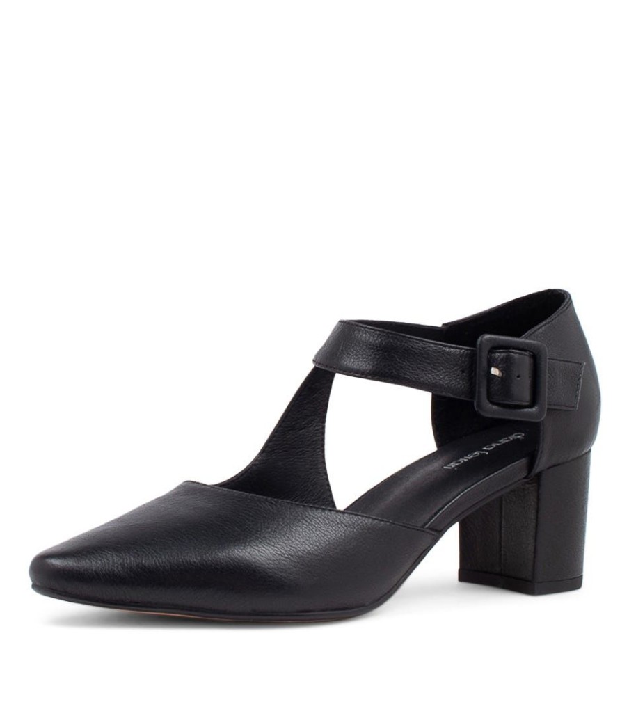 Shoes DIANA FERRARI | Latisha Black Leather Heels