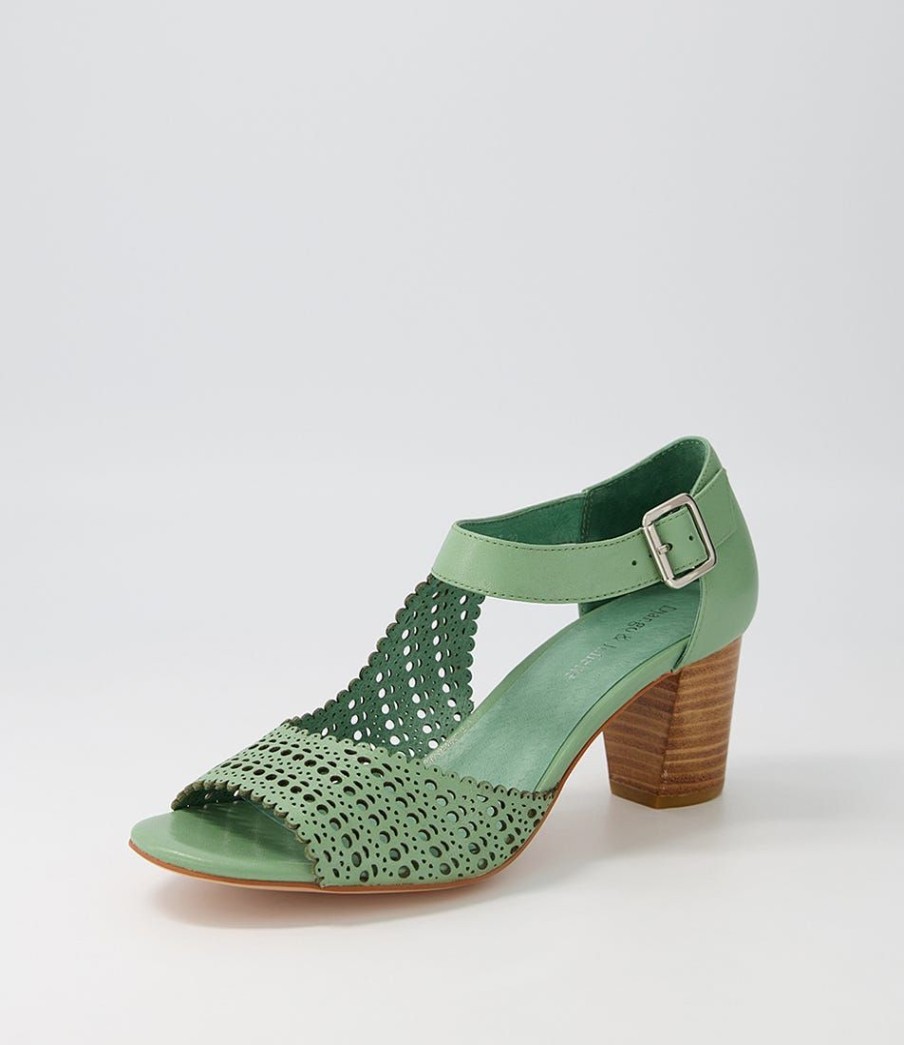 Shoes DJANGO & JULIETTE | Carys Sage Leather Sandals