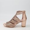 Shoes DIANA FERRARI | Callme Rose Wash Metallic Leather Sandals