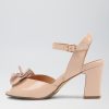 Shoes ZIERA | Antonia W Nude Patent Suede Sandals