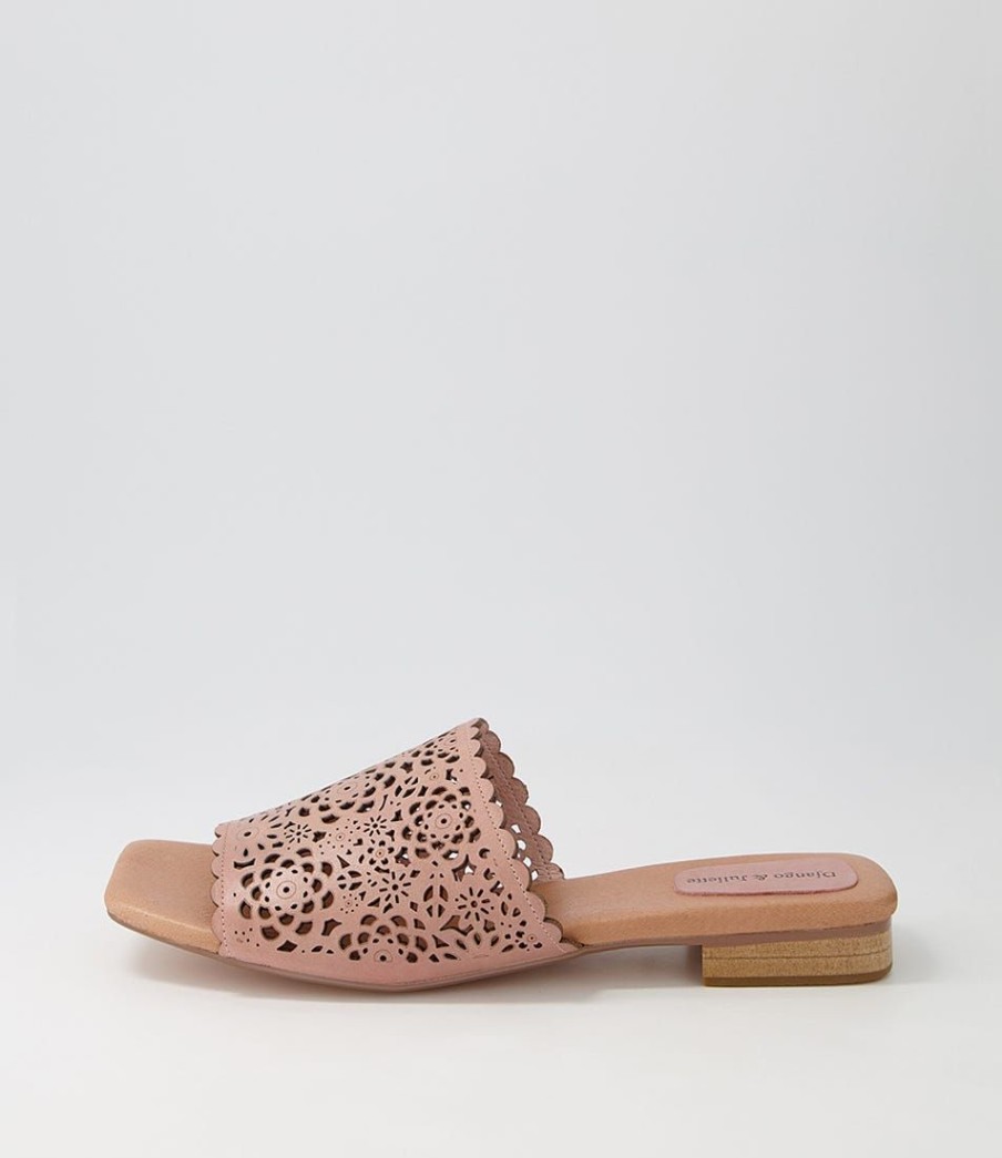 Shoes DJANGO & JULIETTE | Padore Lrg Blush Leather Slides