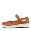 Shoes ZIERA | Selmah Xf Tan Leather Flat Shoes