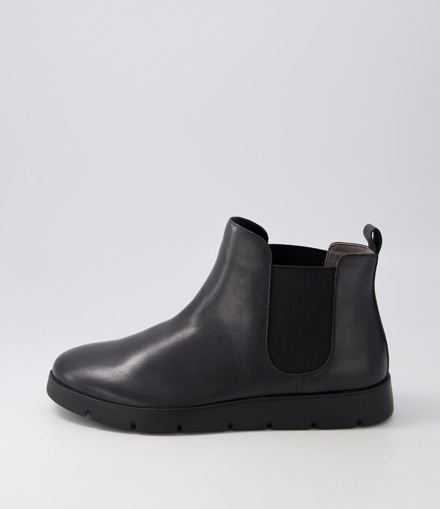 Shoes ZIERA | Mavra W Black Leather Chelsea Boots