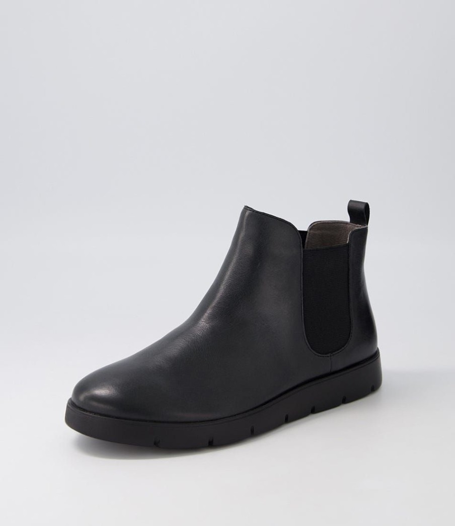 Shoes ZIERA | Mavra W Black Leather Chelsea Boots