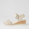 Shoes DJANGO & JULIETTE | Imari Nougat Weave Leather Espadrilles