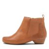 Shoes ZIERA | Chelsine Xw Tan Leather Ankle Boots