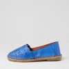 Shoes DIANA FERRARI | Urelia Cobalt Leather Loafers