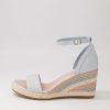 Shoes DJANGO & JULIETTE | Palyssa Pale Blue Multi Leather Espadrilles