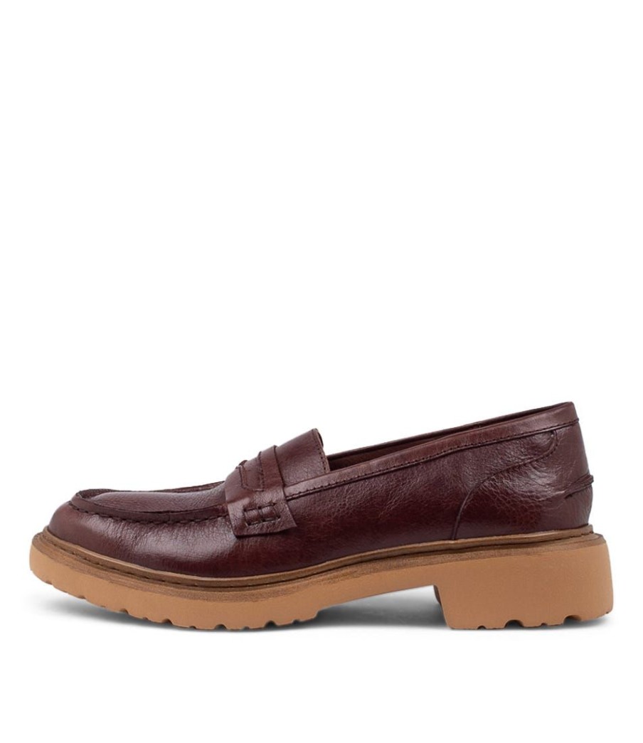 Shoes DJANGO & JULIETTE | Benicio Choc Leather Loafers