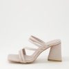 Shoes MOLLINI | Emmiah Light Grey Leather Mules