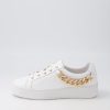 Shoes DJANGO & JULIETTE | Luckee White Leather Sneakers