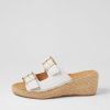 Shoes ZIERA | Kamera Xw White Leather Espadrilles