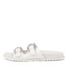 Shoes DJANGO & JULIETTE | Tabor White Leather Slides