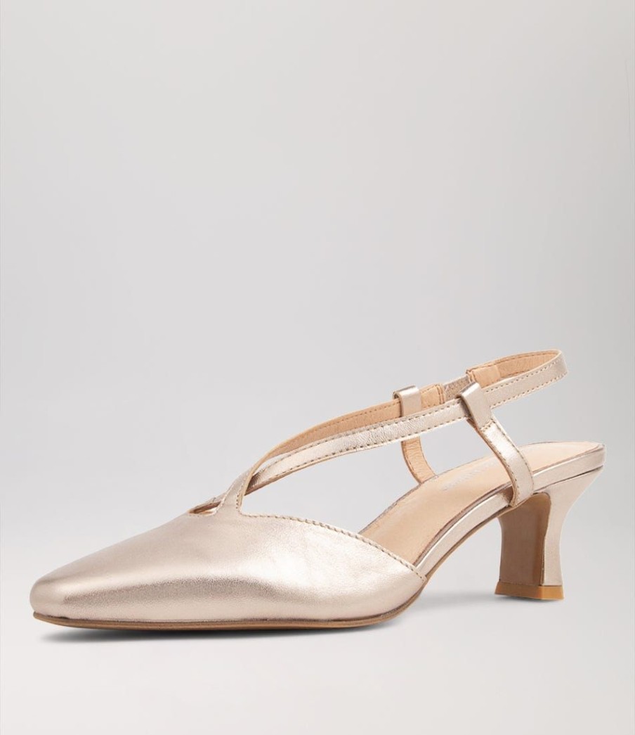 Shoes DJANGO & JULIETTE | Cadman Platino Leather Heels