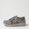 Shoes ZIERA | Solar Xf Blue Leaf Multi Leather Sneakers