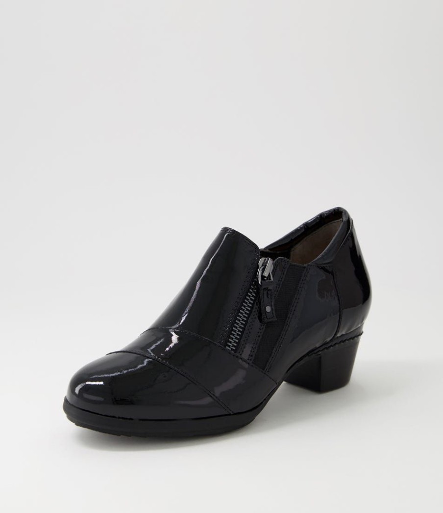 Shoes ZIERA | Camden W Black Patent Leather Heels