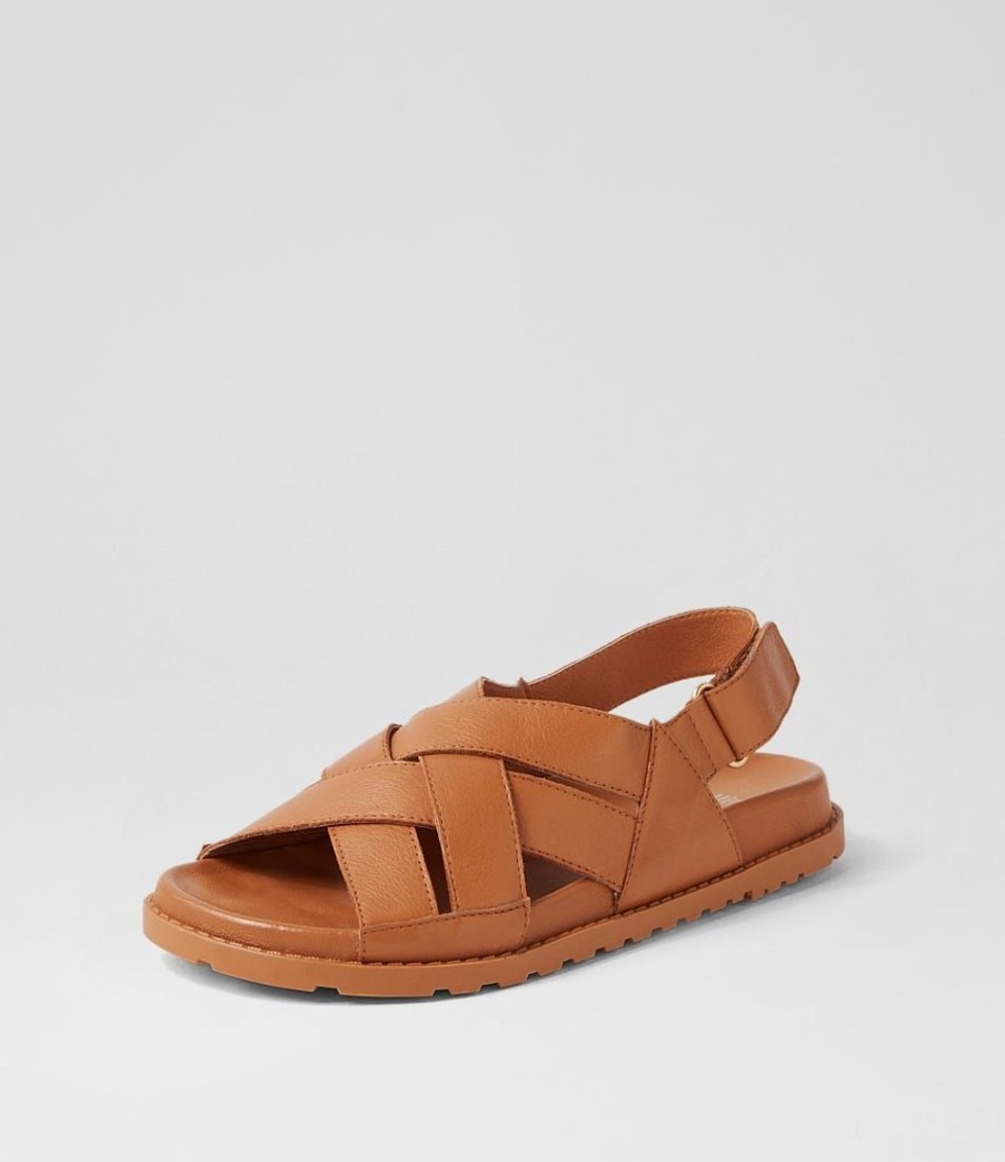 Shoes MOLLINI | Brooky Dark Tan Leather Sandals