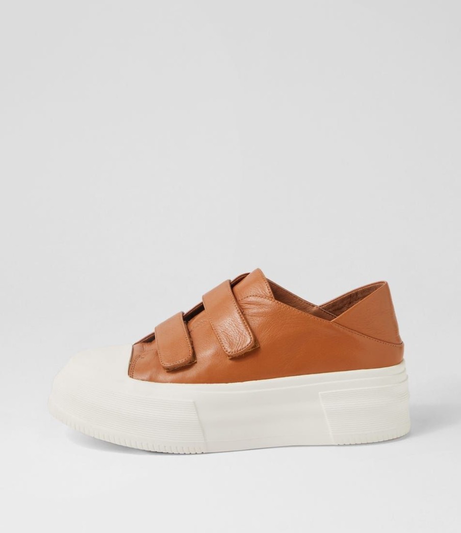 Shoes DJANGO & JULIETTE | Alpin Scotch White Leather Stitch Sneakers