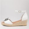 Shoes DJANGO & JULIETTE | Saffron White Natural Rope Leather Sandals