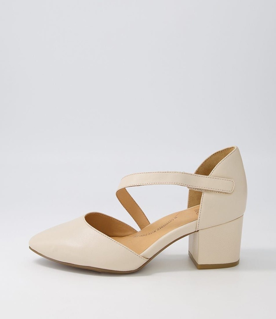 Shoes ZIERA | Vilmos Xw Nude Leather Heels