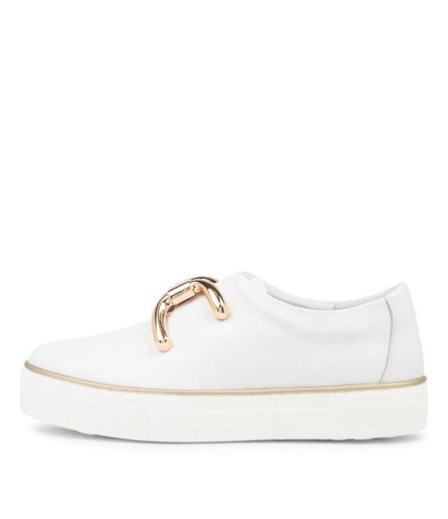 Shoes DJANGO & JULIETTE | Filpy White Leather Sneakers