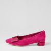 Shoes DJANGO & JULIETTE | Foraci Fuchsia Suede Flat Shoes