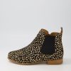 Shoes ZIERA | Talia Xf Tan Leopard Light Choc Chelsea Boots