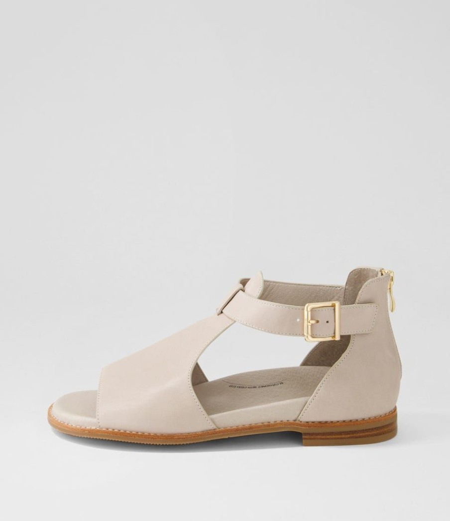 Shoes ZIERA | Jeskie W Almond Leather Sandals