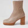 Shoes TOP END | Daneka Smoke Leather Ankle Boots