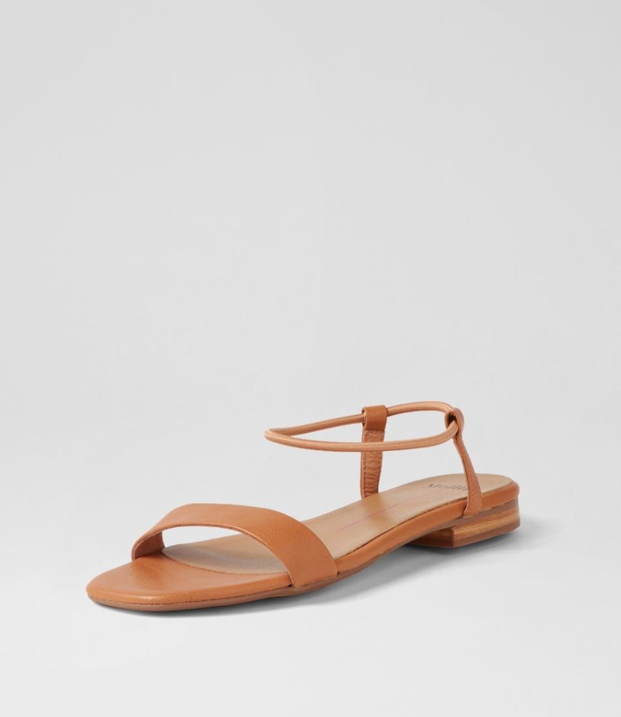 Shoes MOLLINI | Arti Dark Tan Leather Sandals