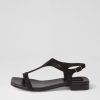 Shoes DJANGO & JULIETTE | Parah Black Suede Sandals