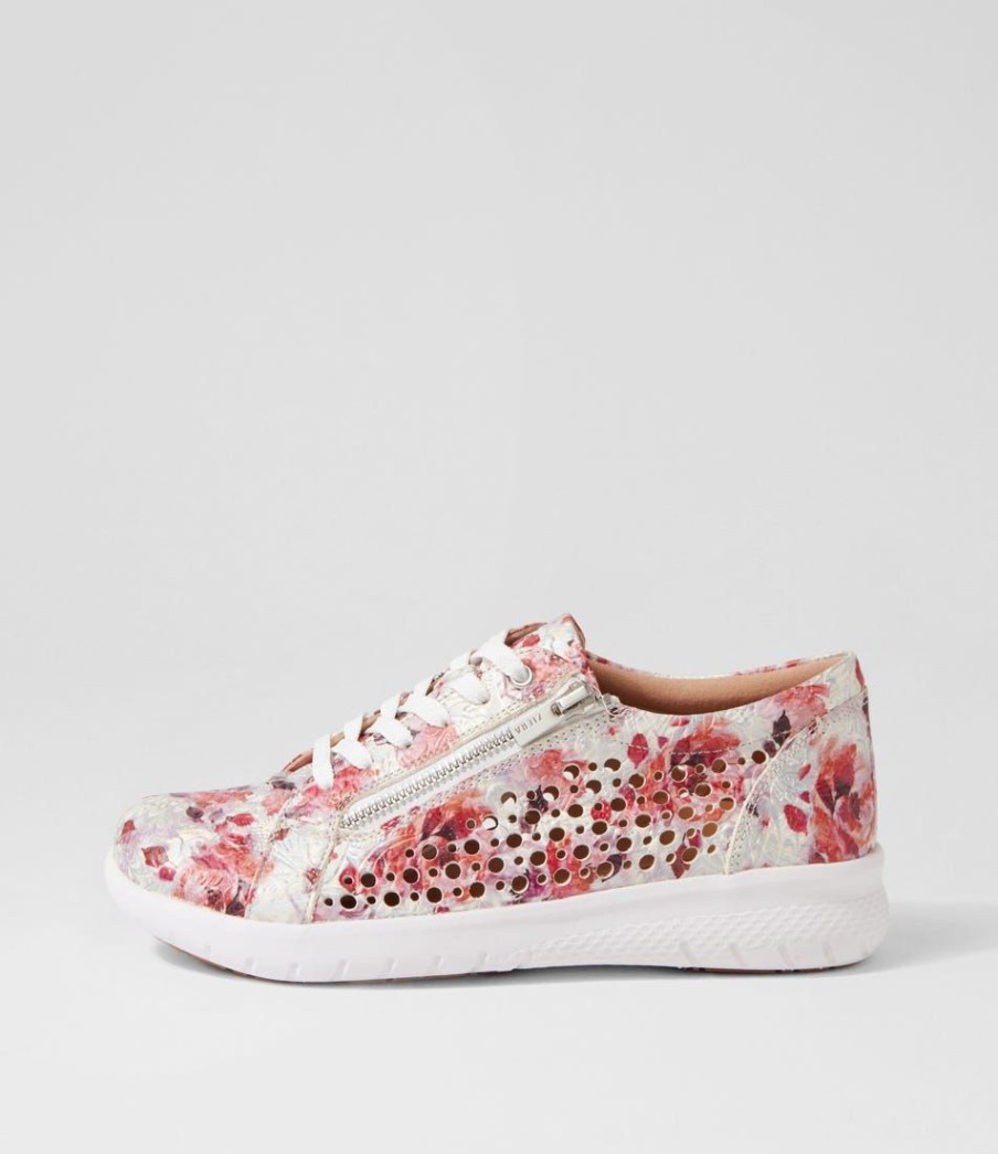 Shoes ZIERA | Shovo Xf Pearl Multi Leather Sneakers