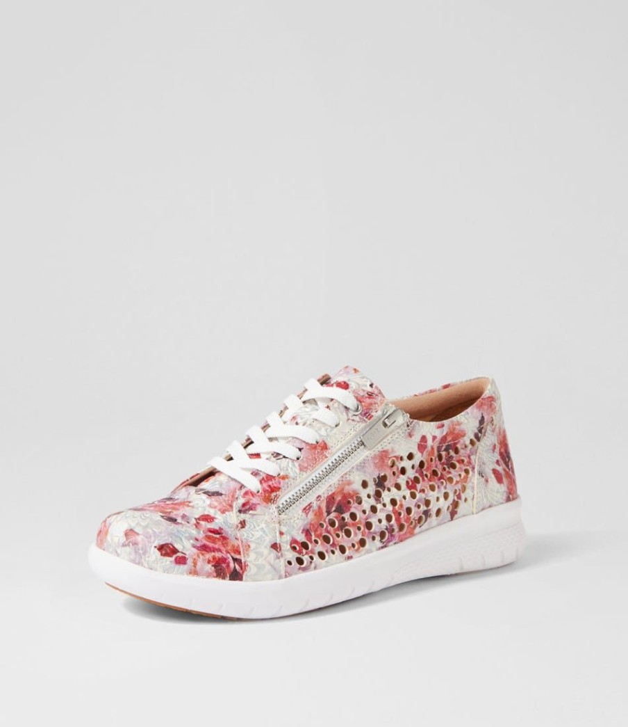 Shoes ZIERA | Shovo Xf Pearl Multi Leather Sneakers