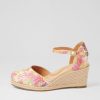 Shoes ZIERA | Autumn W Multi Palms Leather Wedges