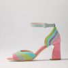 Shoes DJANGO & JULIETTE | Kage Pastel Multi Suede Sandals