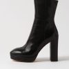 Shoes MOLLINI | Aggiy Black Leather Ankle Boots